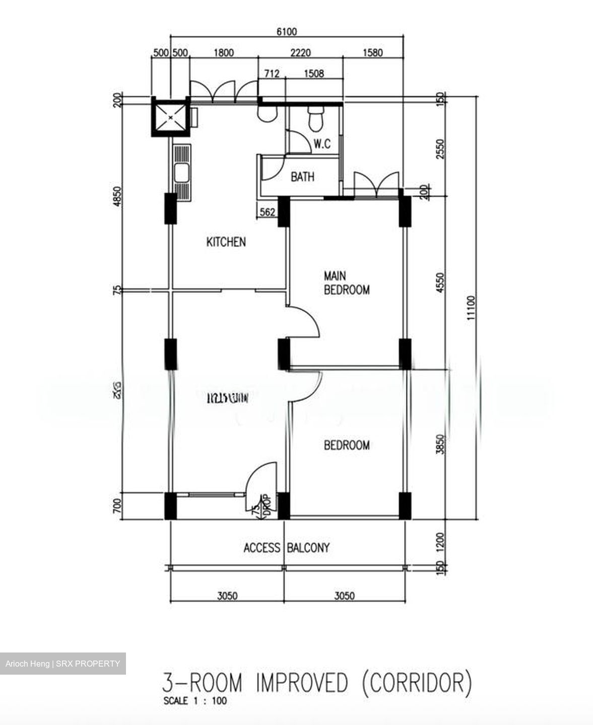 Blk 507 Hillgrove Gardens (Bukit Batok), HDB 3 Rooms #561650901